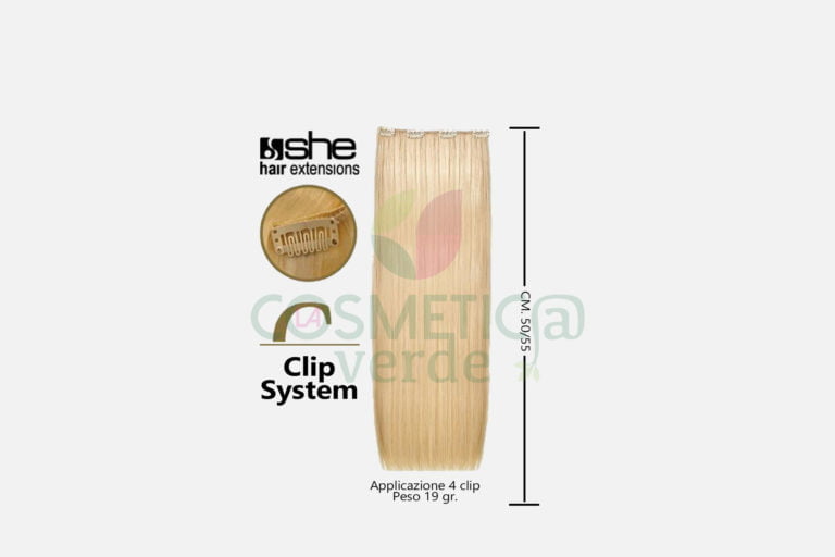 Hair Clip 19 Extension Con Clips 100% Naturali She