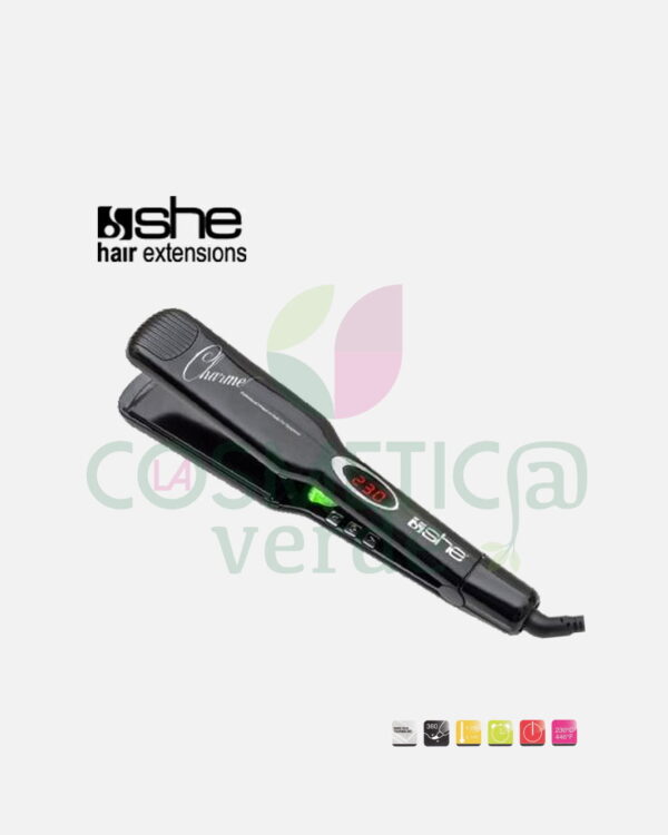 Charme Piastra per Capelli in Ceramica e Tormalina She