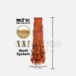 WEFT LONG HAIR CM.50/60 EXTENSION CAPELLI MOSSI TESSUTI NATURALI 100% SHE