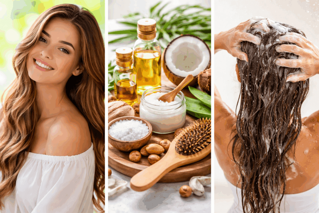 cura dei capelli routine