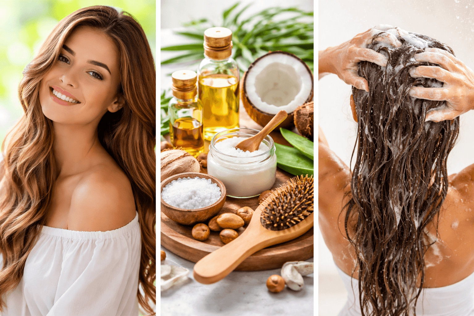 cura dei capelli routine